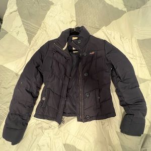 Navy Blue Hollister Jacket